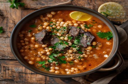 Chorba Tunisienne à la Tchicha (Semoule d’Orge)